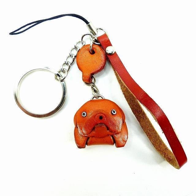キーホルダー 牛革 本革 レザー 犬 ブルドッグ 手作り ハンドメイド チャーム バックチャーム 本革キーホルダー Ask 019 メール便ok Ask 019 バラエティ雑貨 ハッピーパッチ 通販 Yahoo ショッピング