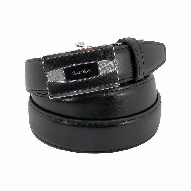 ベルト メンズ ビジネス ロング レザー 黒 クリックベルト 本革 穴なし ワンタッチ ウエスト105cmまで