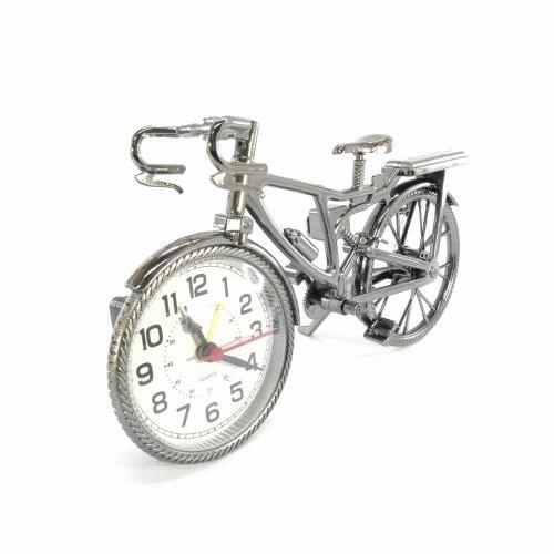 置時計 ロードバイク 自転車 卓上 アラーム付き 置き時計 別途単3電池1