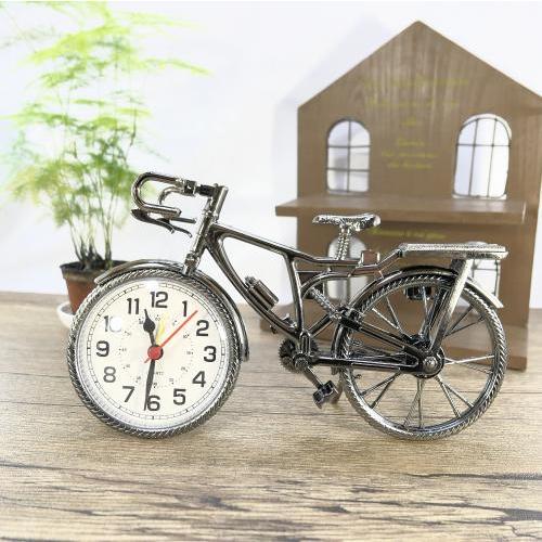 置時計 ロードバイク 自転車 卓上 アラーム付き 置き時計 別途単3電池1