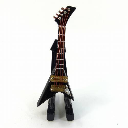 ミニチュア ミニチュア家具 エレキギター ランディV 黒 ミニチュア楽器