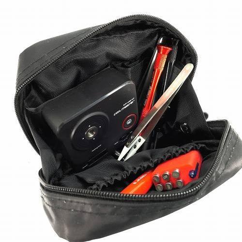 電子タバコポーチ 黒 トラベルポーチ DTA-017 アイコス ヴェポライザー