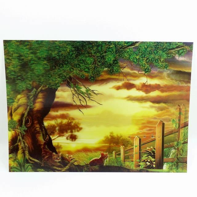 立体ピクチャー 3dピクチャー 夕日の猫 Et 218 風景 3dの絵 3dピクチャー 飛び出す 浮き出る 立体絵画 立体写真 トリックアート 宅配便のみ Et 218 バラエティ雑貨 ハッピーパッチ 通販 Yahoo ショッピング