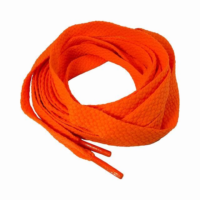 靴ひも スニーカー 靴紐 シューレース 125cm 橙色 オレンジ ロング 無地 子供 レディース メンズ 平紐 Etsr 709 メール便ok Etsr 709 バラエティ雑貨 ハッピーパッチ 通販 Yahoo ショッピング