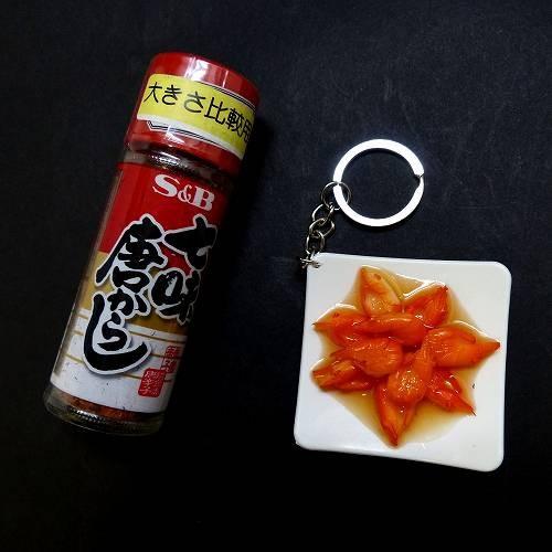 食品サンプルキーホルダー エビチリ GS-062 海老 Japanese Food Sample