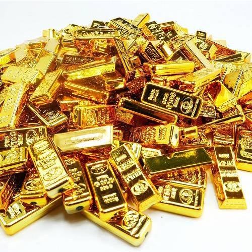 金の延べ棒 ゴールドバー レプリカ 金塊 おもしろ ゴールド 約