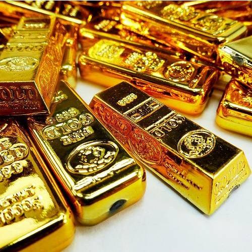 金の延べ棒 ゴールドバー レプリカ 金塊 おもしろ ゴールド 約330個 2