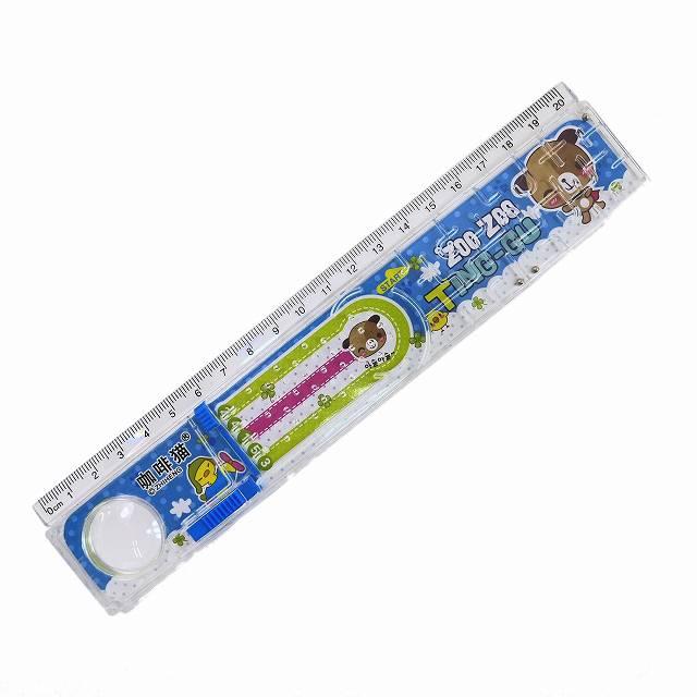 定規 迷路ゲーム付き ルーペ付き ブルー cm ファンシー定規 波線デザインテンプレート付き ものさし 新学期 クラックス Hb 434 メール便ok Hb 434 バラエティ雑貨 ハッピーパッチ 通販 Yahoo ショッピング