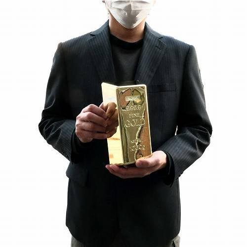 金の延べ棒レプリカ 特大 金塊 レプリカ ゴールドバー HB-579 宅配便