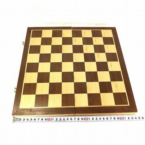 特大 高級 木製 チェス セット 折りたたみチェスボード 34cm チェス