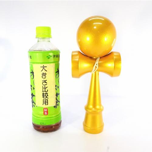 けん玉 ジャンボ 大きい 24cm オール金 木製 パフォーマンス