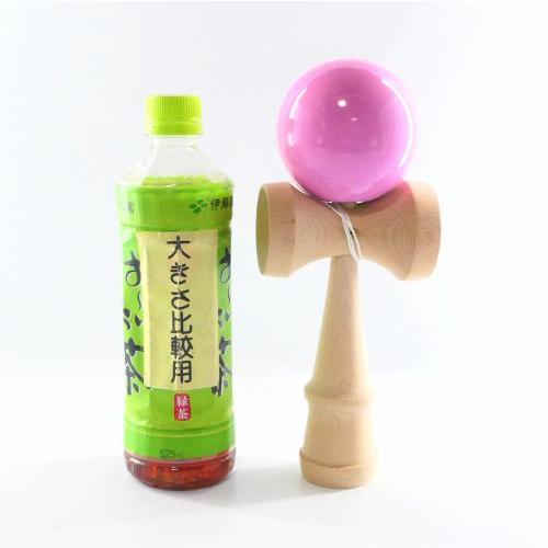 けん玉 ジャンボ 大きい 24cm ライトピンク 木製 パフォーマンス