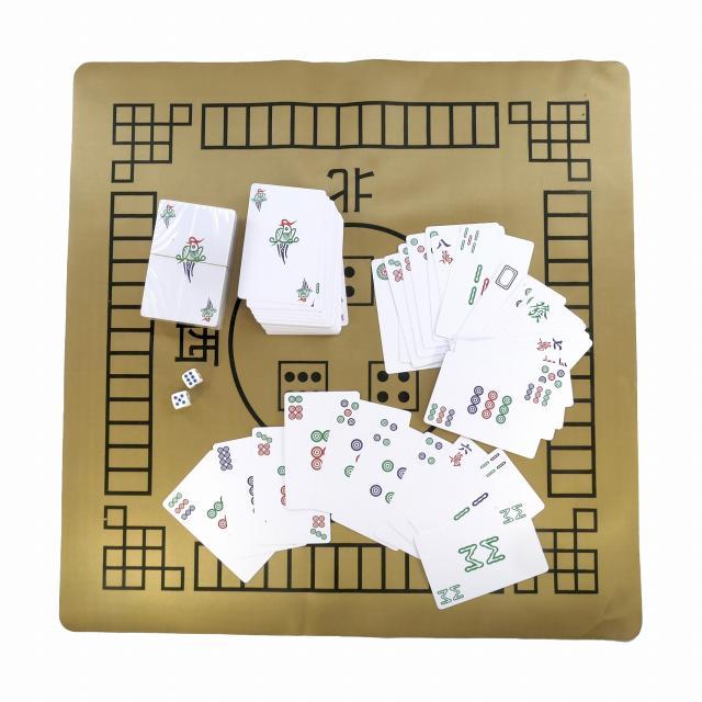 カード麻雀牌セット マットおまけ マージャン牌 マージャントランプ