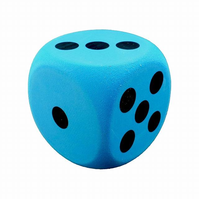 サイコロ ジャンボ 青 8cm 1個 大きい さいころ ダイス ゲームに