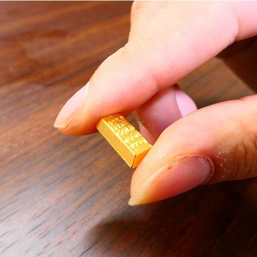金の延べ棒レプリカ 金塊 レプリカ 超ミニ 10個セット ゴールドバー 極