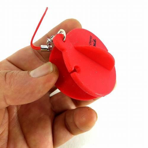 イヤホンホルダー キュービックマウス コードクルーン 赤 ミニー 巻