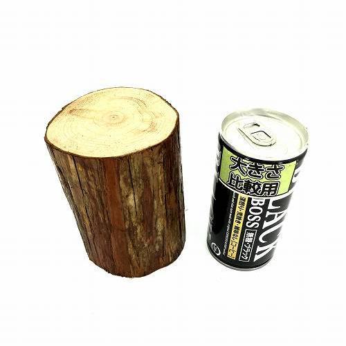 天然木の台座 ディスプレイスタンド スギの木 切り株 約7.5cm 超厚め