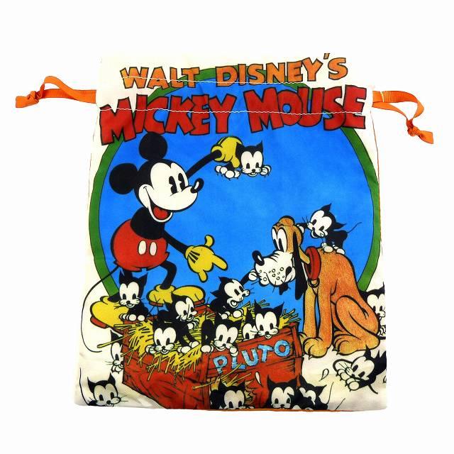 ディズニー巾着m ミッキー プルート 大きいa4サイズ 巾着袋 手提げバッグ ミッキーマウス Ml 514 メール便ok Ml 514 バラエティ雑貨 ハッピーパッチ 通販 Yahoo ショッピング