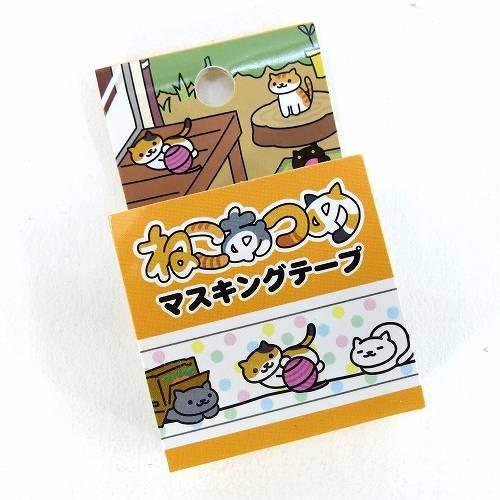 マスキングテープ 15mm巾 ねこあつめ ドット 猫グッス ネコのイラスト Ml 593 メール便ok Ml 593 バラエティ雑貨 ハッピーパッチ 通販 Yahoo ショッピング