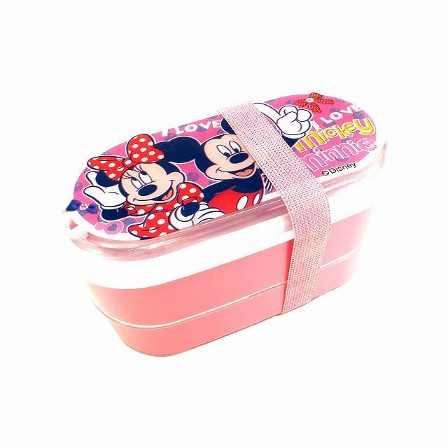 ランチボックス お弁当箱 2段式 箸付き ランチベルト付き ミッキーミニー ピンク Ml 803 ランチボックス かわいい キャラクター 宅配便のみ Ml 803 バラエティ雑貨 ハッピーパッチ 通販 Yahoo ショッピング