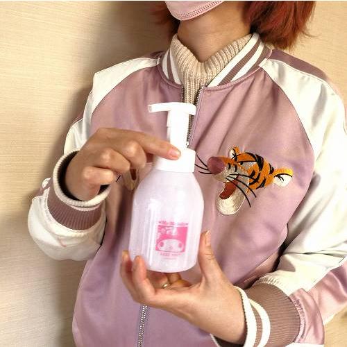 ハンドソープボトル 泡タイプ マイメロディ 約400ml 容器 ソープ