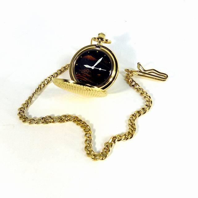 懐中時計 富士山 和風 日本のおみやげ ポケットウォッチ アンティーク