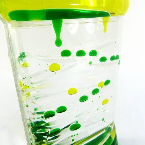 オイルタイマー グリーン イエロー コースターセット オイル時計