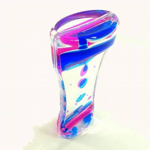 オイルタイマー アメーバタイプ ピンク ブルー コースターセット