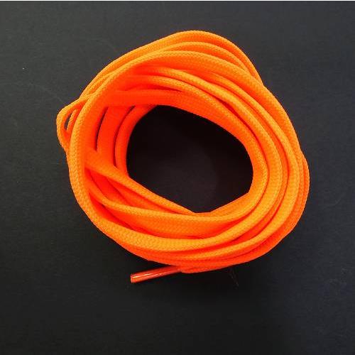 大人の靴ひも 新A 靴紐 平紐 蛍光 オレンジ 幅11ミリ 長さ110-120cm