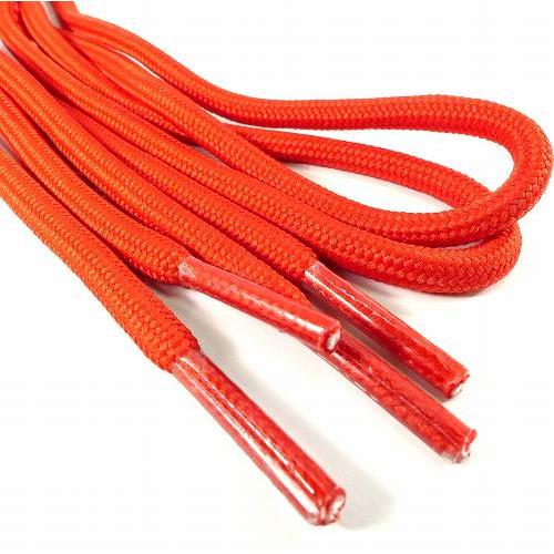 赤いひも 大人の丸ひも2 靴ひも 靴紐 丸紐 赤 レッド 幅5ミリ 長さ110-120cm