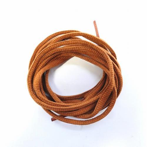 靴ひも 丸紐 無地 茶色 120cm シューレース 靴紐 おしゃれ レディース