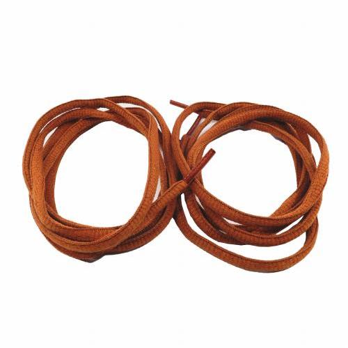 靴ひも 丸紐 無地 茶色 120cm シューレース 靴紐 おしゃれ レディース