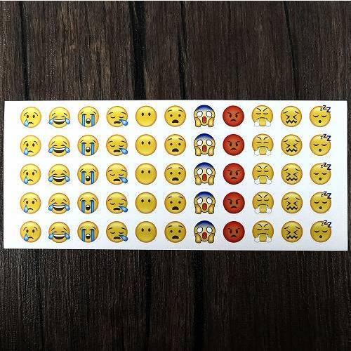 絵文字 シール ステッカー 1320片セット 全33種 かわいい 大量 顔文字