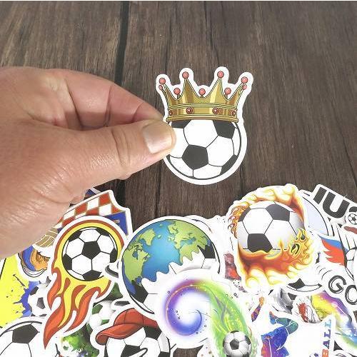 送料無料 フレークシール サッカー 約100枚セット 福袋 てんこ盛り