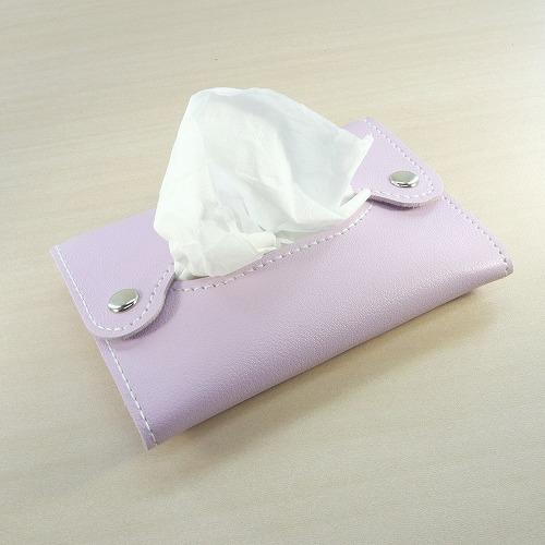 ポケットティッシュケース ラベンダー ネイビー 2個セット 携帯用