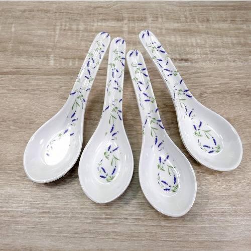 メラミン ケンゲ れんげ ラベンダー柄 4本セット メラミン食器 花柄 まとめ買い Tw 105 宅配便のみ Tw 105 バラエティ雑貨 ハッピーパッチ 通販 Yahoo ショッピング