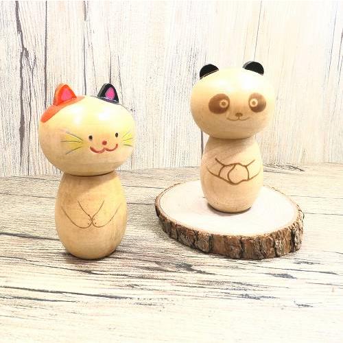 爪楊枝入れ 木製 猫 つまようじケース つまようじホルダー おしゃれ