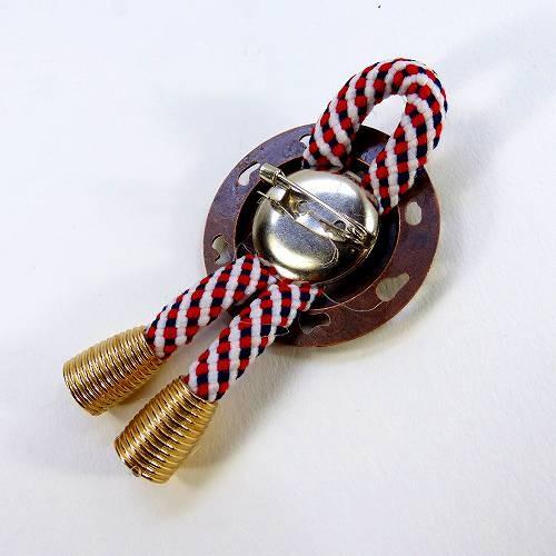 ピンバッジ ピンバッチ エンブレム ミリタリー モチーフ 紐付き 勲章