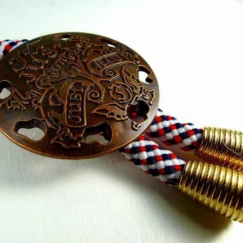 ピンバッジ ピンバッチ エンブレム ミリタリー モチーフ 紐付き 勲章