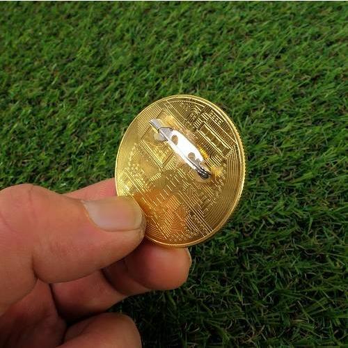 バッジ ビットコイン メダル レプリカ ゴールド WPC-005 仮想 バッジ ビットコイン メダル レプリカ ゴールド WPC-005 仮想
