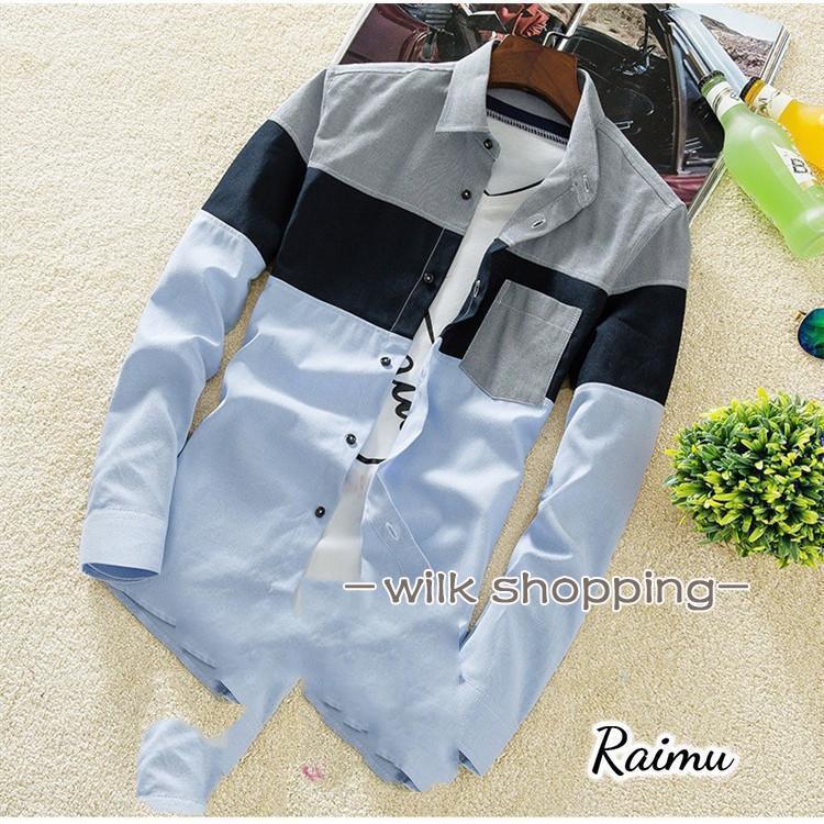 シャツ オンブレーダメージチェックシャツ メンズ KUUUPY（クーピー 
