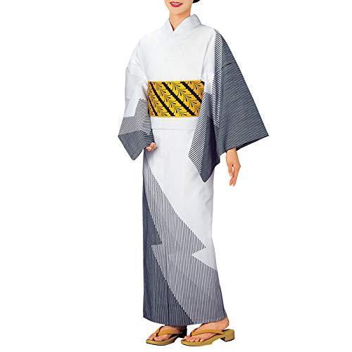 一部予約販売中 ゆかた 山形シルエット浴衣 単品 お祭り 綿100 コットン 仕立上り 白 グレー 浴衣 Www Oroagri Eu