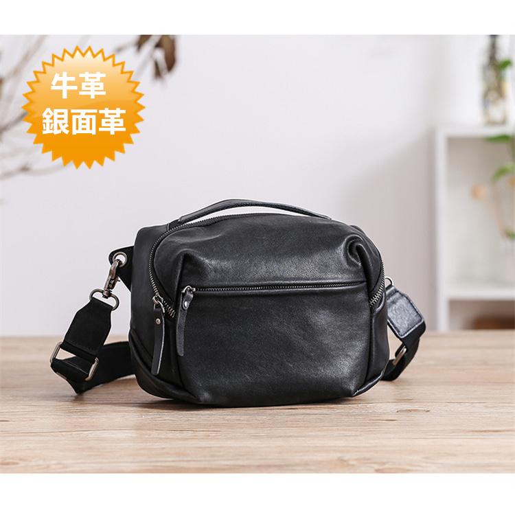 ボディバッグ本革 ショルダーバッグ メンズ 鞄 冬秋 革 男性 プレゼント 本革 レザー ショルダーバッグ 銀面革 斜めかけ ブラック レザーバッグ 送料無料 Hrm2109 吉祥兎 通販 Yahoo ショッピング