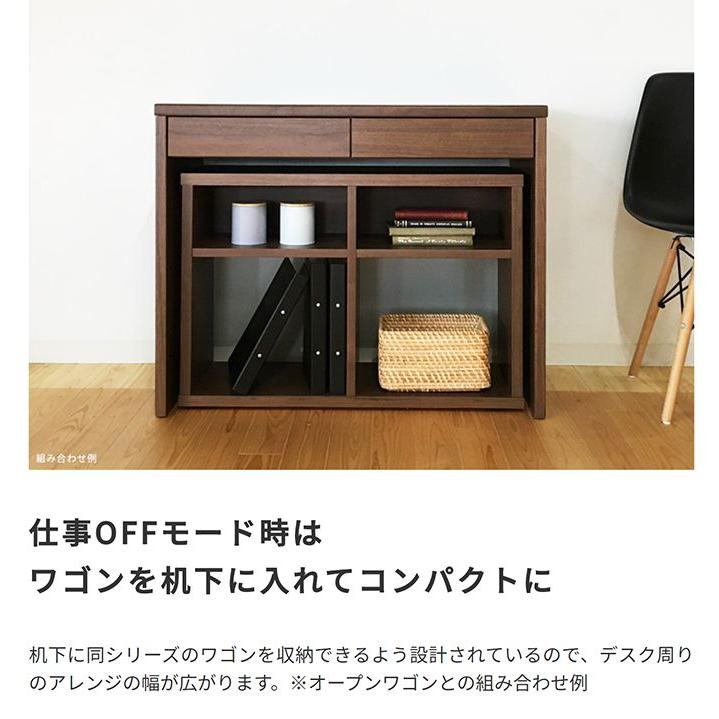 オフィスデスク 90cm 引き出し収納 平デスク おしゃれ SOHO_4