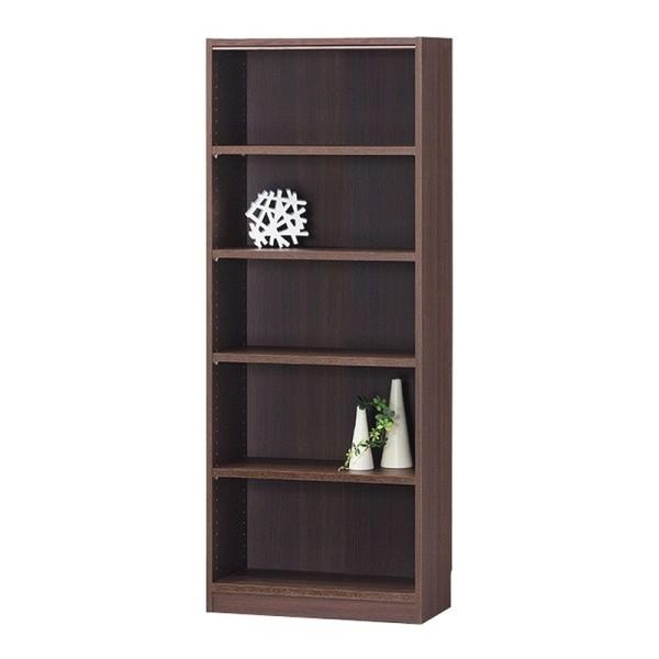 隙間収納ラック　本棚×5 専用枠×1 (ダークブラウン) 隙間収納ラック 幅59高さ150 5段 ダークブラウン 【公式通販】