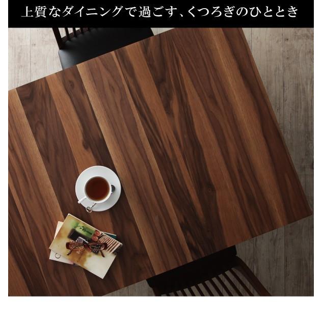 (タイムセール中) ダイニングテーブルセット 6人掛け おしゃれ 7点セット(テーブル120-180+チェア6脚) モダン_3