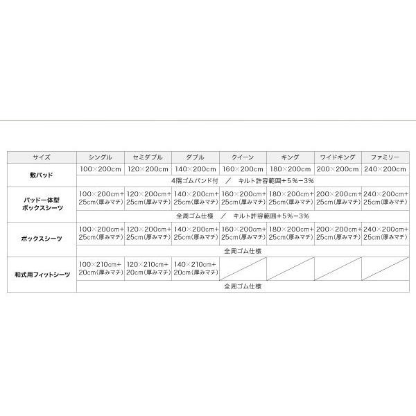 洗える綿100% 敷きパッド シングル 同色2枚セット 夏用｜happyrepo｜20