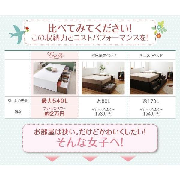 (タイムセール中) セミダブルベッド ベッドフレームのみ引き出しなし ベッド下大容量収納ベッド セミダブル