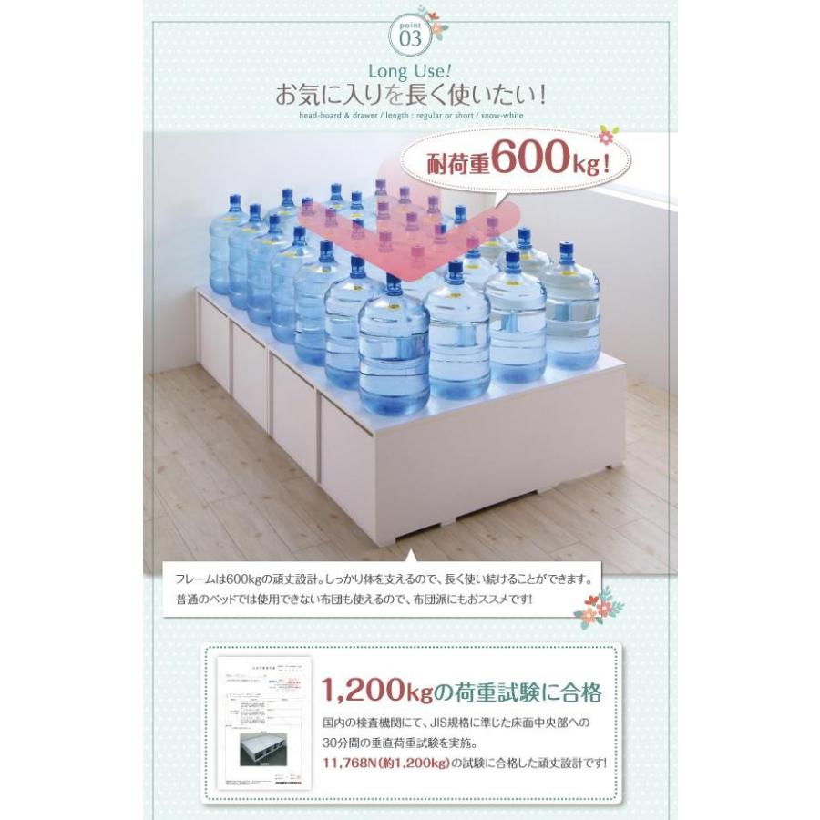 (タイムセール中) セミダブルベッド ベッドフレームのみ引き出しなし ベッド下大容量収納ベッド セミダブル