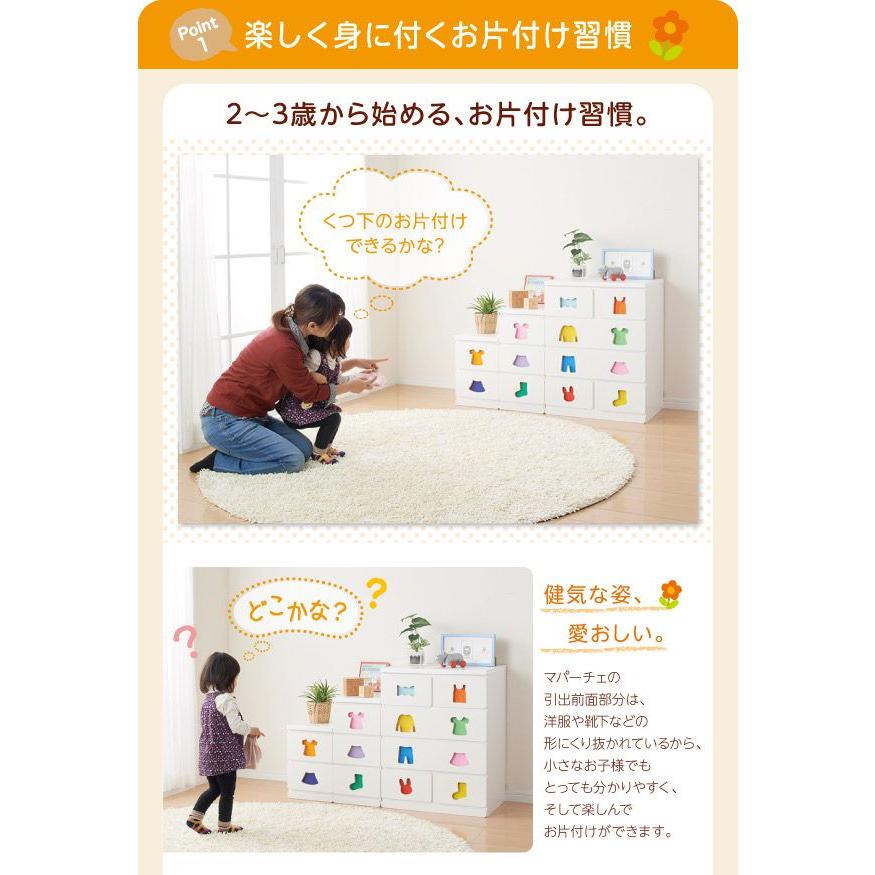 (タイムセール中) 子供部屋 収納 男女兼用 6杯タイプ 子供服 知育_3